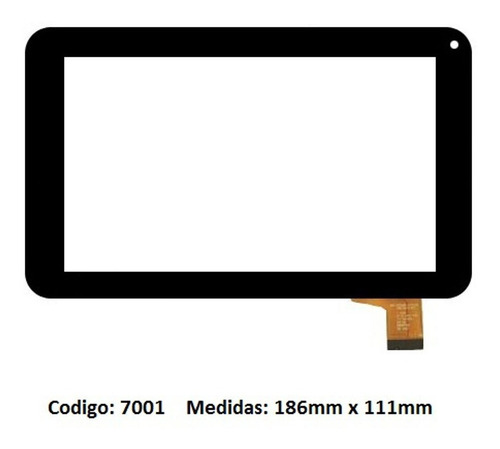Tactil 7p Tablet Philco Tp7a4 Hk70dr2201 Color Negro