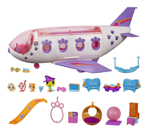 Hasbro Lps Jet Niña Avión Para Mascotas Littles Pet Juguete