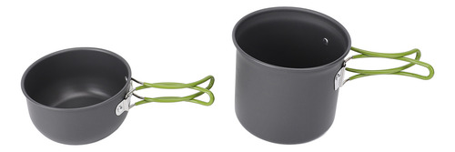 Juego De Ollas Para Acampar, Kit De Cuchara Y Tenedor De Ale