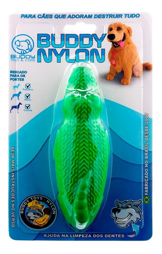 Brinquedo Pet Mordedor Resistente Nylon Crocojack Buddy Toys