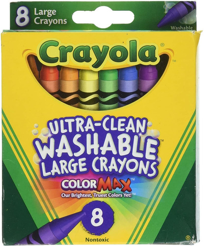 2 Pack De 8 Crayones Crayola Large