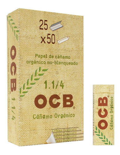 Papelillos Ocb Cáñamo 1 1/4 - Tienda Oficial Ocb