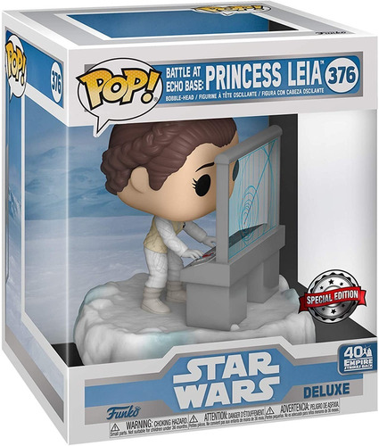 Pop! Deluxe: Star Wars- Leia, Amazon Exclusive