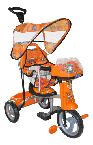 Triciclo Infantil Rainbow Mytoy 5551 Color Naranja