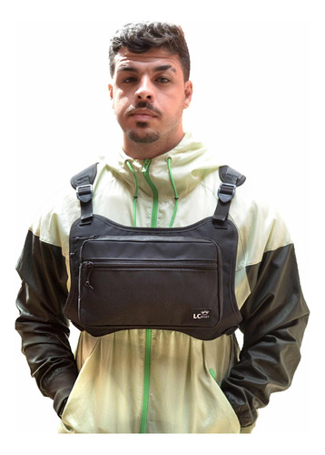 Bolsa De Peito Chest Bag Lançamento Modelo Kanye West