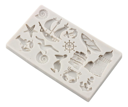 Moldes De Silicona Para Timón De Anclaje De Vela, Gaviota, P