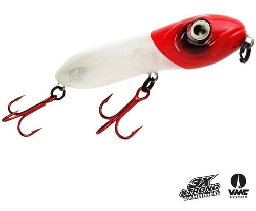 Senuelo De Pesca Marine Sport Hammer 100 Rojo Y Blanco