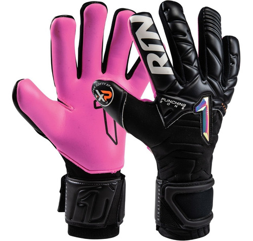 Guantes De Portero Rinat Kratos Negro Rosa Adulto