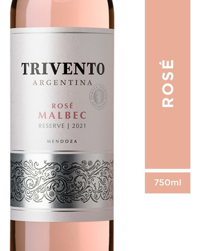 Vino Rosado Trivento Reserve Rose Malbec 750 Ml