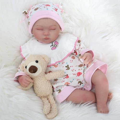 Kaydora Reborn Realistic Baby Dolls, 16 Inch Sleeping Newbor