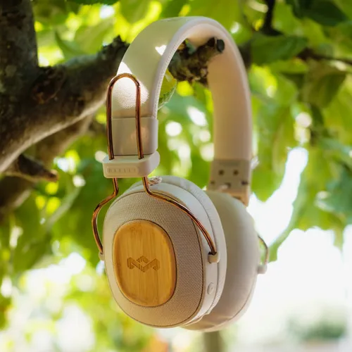 Audífonos Bluetooth Positive Vibration Riddim Cream Marley