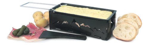 Swissmar Nordic - Raclette Plegable Con Velas, Color Negro