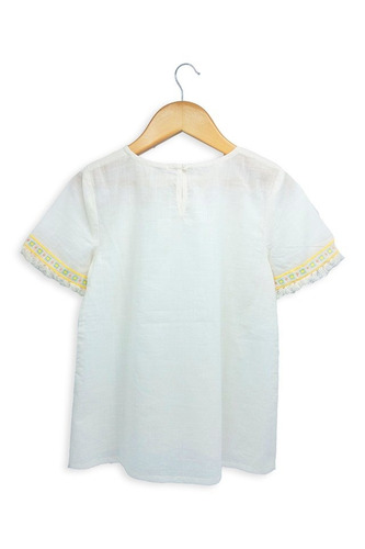 Imagen 2 de 8 de Blusa Ropa Nena Bordada Dia Soleado Con Buen Humor Witty Gir