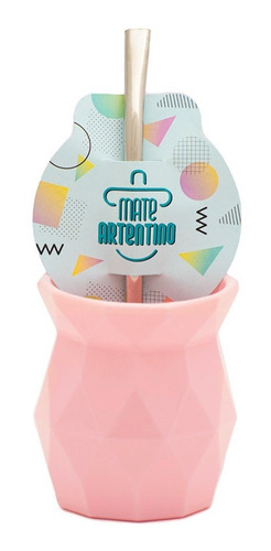 Imagen 6 de 10 de 4 Mate Moderno Facetado Pastel Bombilla Acero Limpia Fácil