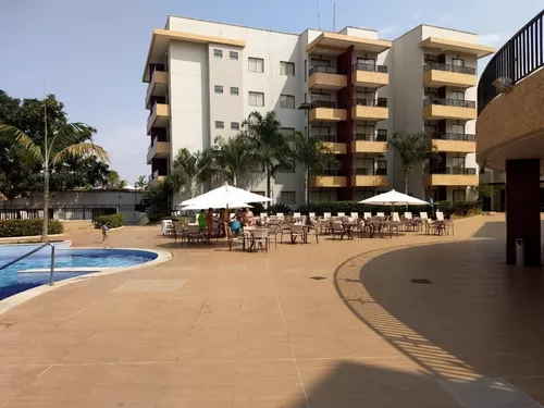 Flat Super Confortável, Todo Serviço De Hotelaria, 4 Piscinas Aquecidas