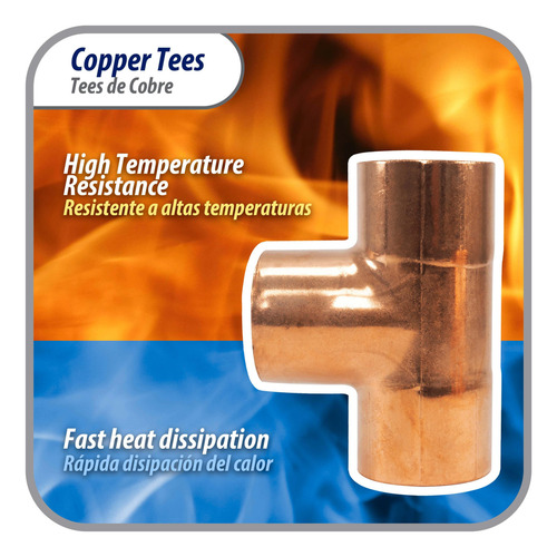 Appli Parts Ap-t138 1-3/8pulg Tee De Cobre Conexiones Cxcxc