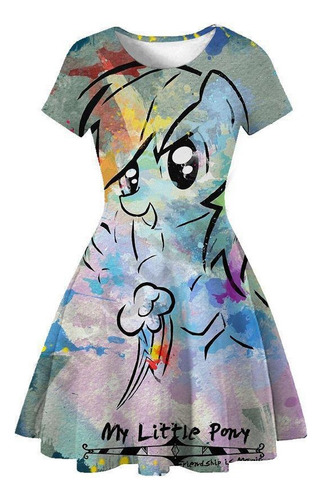 Vestido De Princesa De La Moda De La Falda De My Little Pony