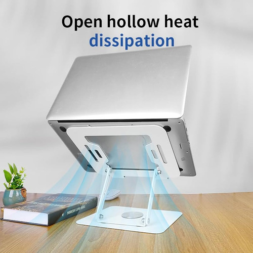 Soporte De Aluminio Para Computadora Portátil Con Altura Aju