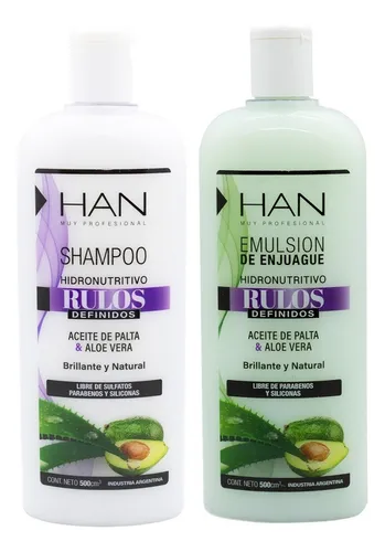 comprar Han Rulos Definidos Shampoo + Acondicionador Nutritivo 500ml