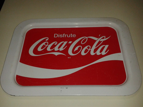 Charola Rectangular De Coca Cola (1982)