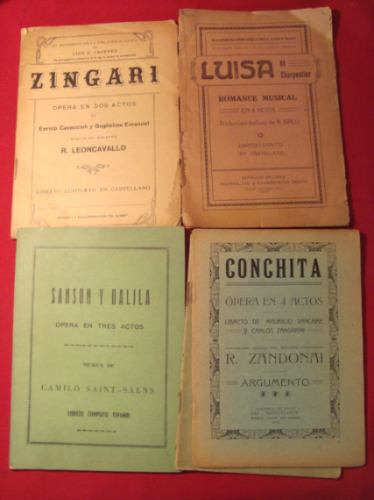  Operas, Zingari, Sanson Y Dalila, Conchita, Luis