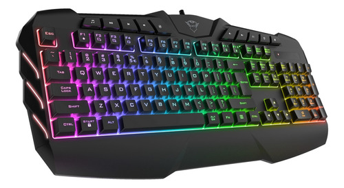 Teclado Gaming Trust Gxt881 Odyss Semi-mech Ingles C/ilum