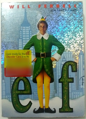 El Duende Elf Will Ferell Dvd Importado Audio Español +funda (Usado)