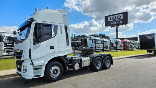 Iveco Hiway 440 6x2 Ano 22 Teto Alto Aut Geladeira Mola