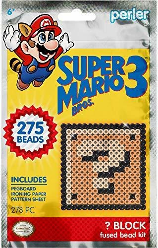 Perler Beads Super Mario Bros.3 Kit De Caja De Monedas