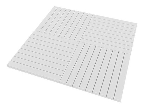 Imagen 2 de 6 de Panel Acústico Premium Blanco Ignifugo - Line 35mm