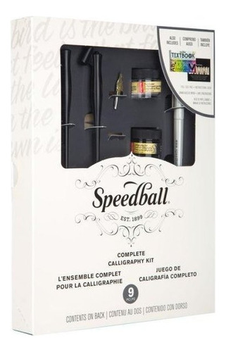 Set Caligrafico Speedball De 9 Piezas