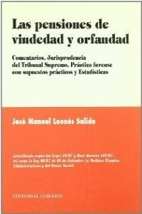 Las Pensiones De Viudedad Y Orfand - Leones Salido, Jose ...