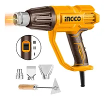 Comprar Pistola Calor 2000w Aire 3 Temperatura Regulable Ingco Color Amarillo