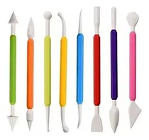 Comprar Set De 8 Estécas Fondant, Cerámica, Porcelana Fría.