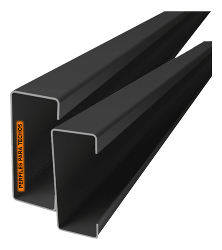 Perfil C 100 X 50 X 2.00 X 7.00 Metros De Largo Negro