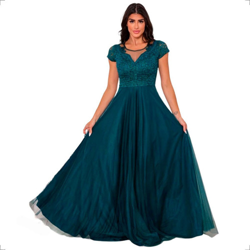 Vestido De Festa Azul Royal - Madrinha, Casamento Formatura