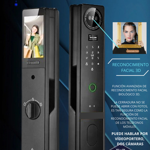Cerradura Inteligente Wifi Digital Reconocimieto Facial App