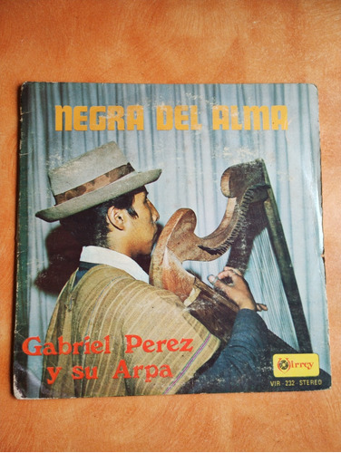 Disco De Vinilo Mini Play  Gabriel Pérez Y Su Arpa