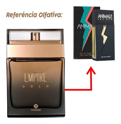 Imagem 4 de 8 de Perfume Empire Gold Masculino 100ml Hinoe