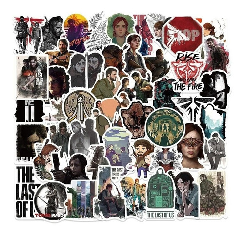 The Last Of Us - Set 50 Stickers / Calcomanias / Pegatinas