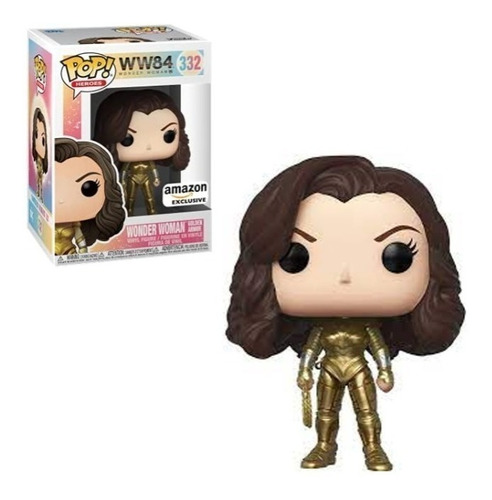 Funko Pop Exclusivo Amazon  Wonder Woman Armadura Dorada