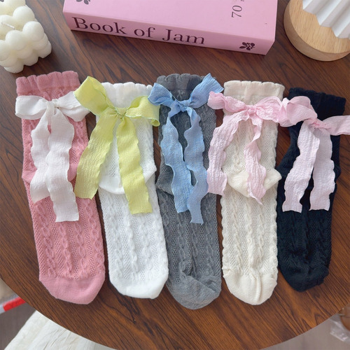 Calcetines De Algodón Transpirables Para Mujer, 5 Pares