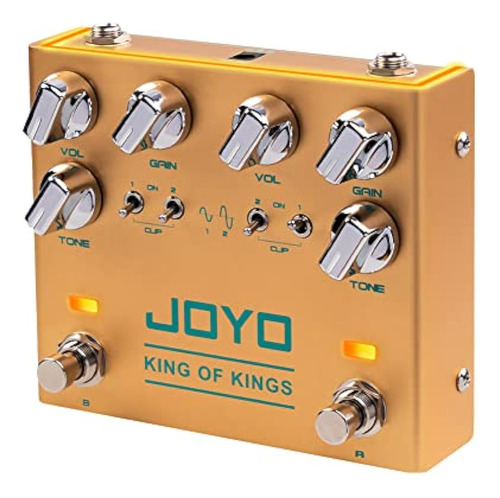 Joyo King Of Kings Dual Crunch Guitar Effect Pedal Pure Anal