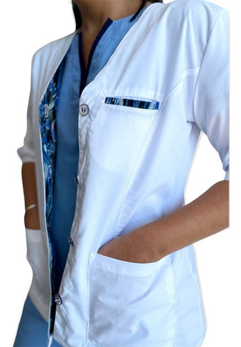 Imagen 2 de 3 de Chaquetas Sueltas Guardapolvo Sanidad Uniforme Arciel