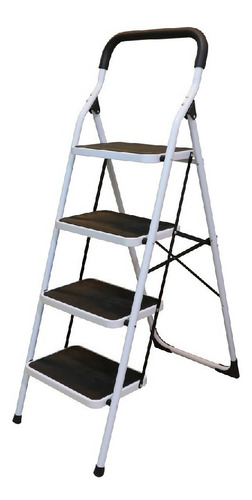 Escalera Surtek Tubular Plegable Taburete Acero 4 Escalones