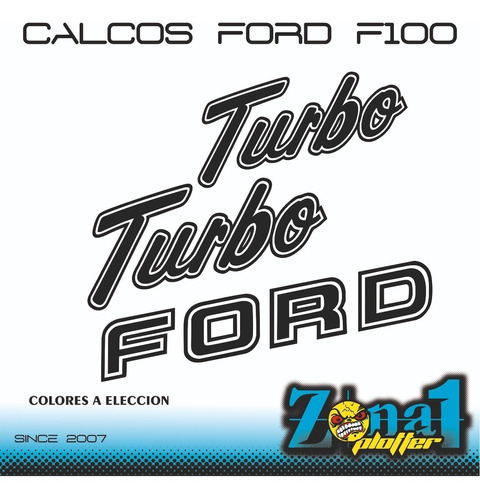 Calcos Ford Turbo