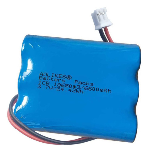 Aolikes Paquete De Batería Recargable De 3,7 V 6600 Mah Para