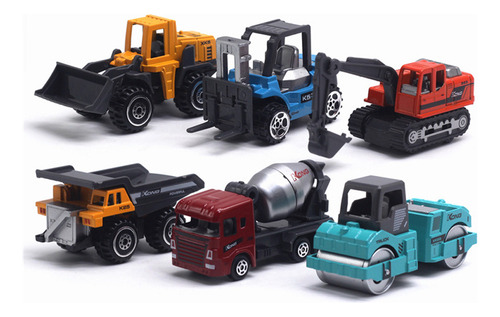 Brinquedos De Engenharia De Mini Caminhões De Liga Leve Mode