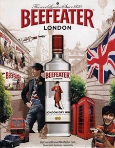 Gin Beefeater X 1000 - Importado London - Ciudad Jardin