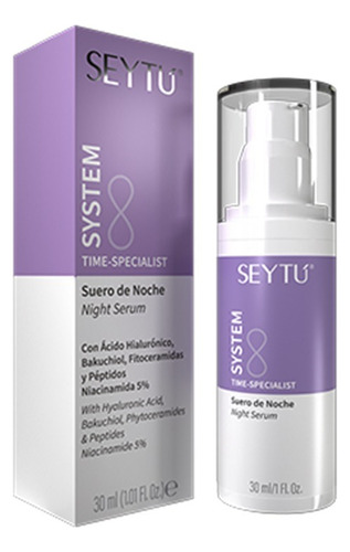 Suero Facial Noche Time Specialist 30ml - Seytú Acido Hialur